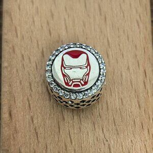 Pandora Disney Marvel The Avengers Iron Man Charm, S925 Silver Bracelets